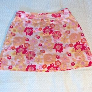 St. John’s Bay Skirt Skort in Pink, Orange, and Yellow Flowers 12